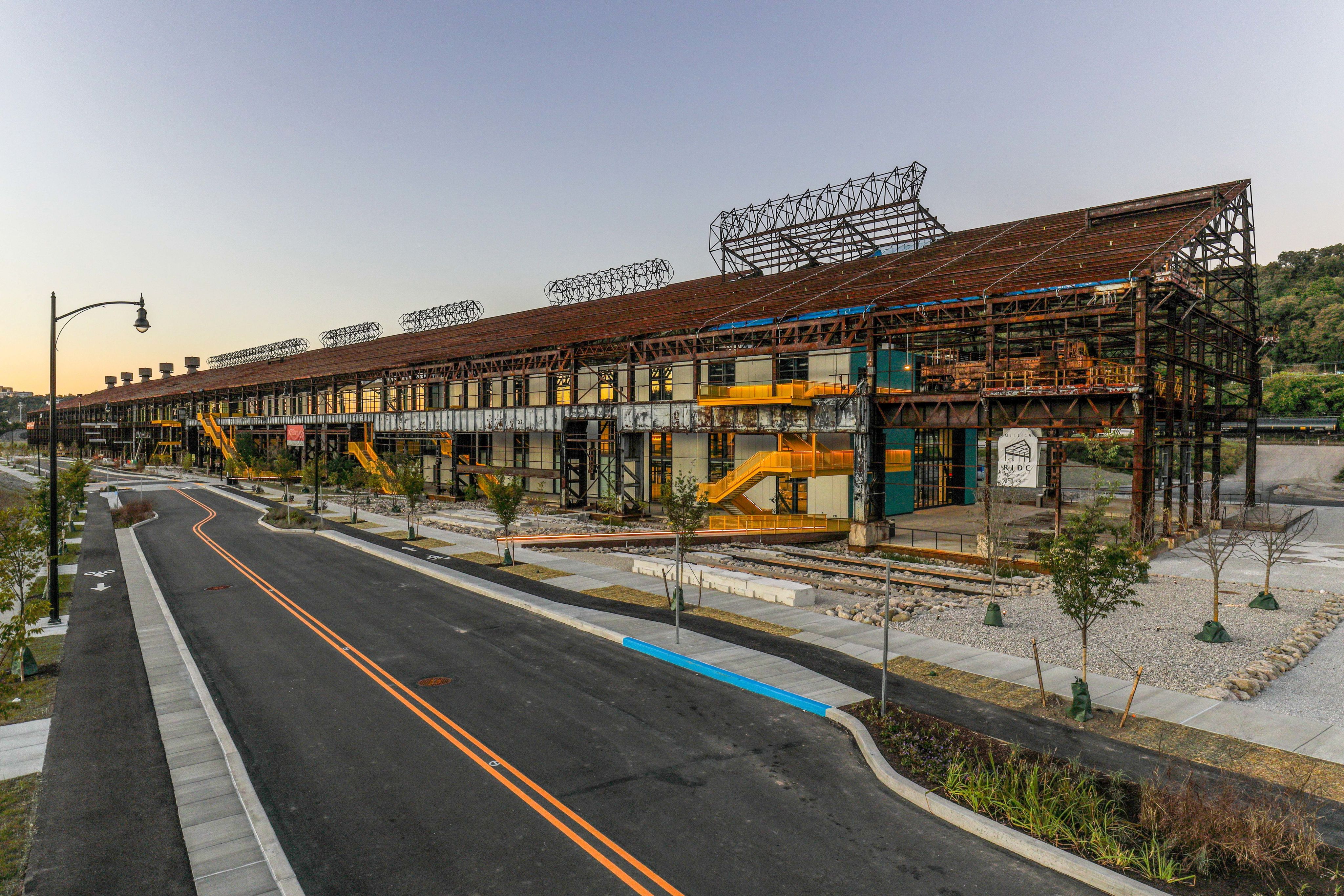 Mill 19, prior to the installation of solar panels.