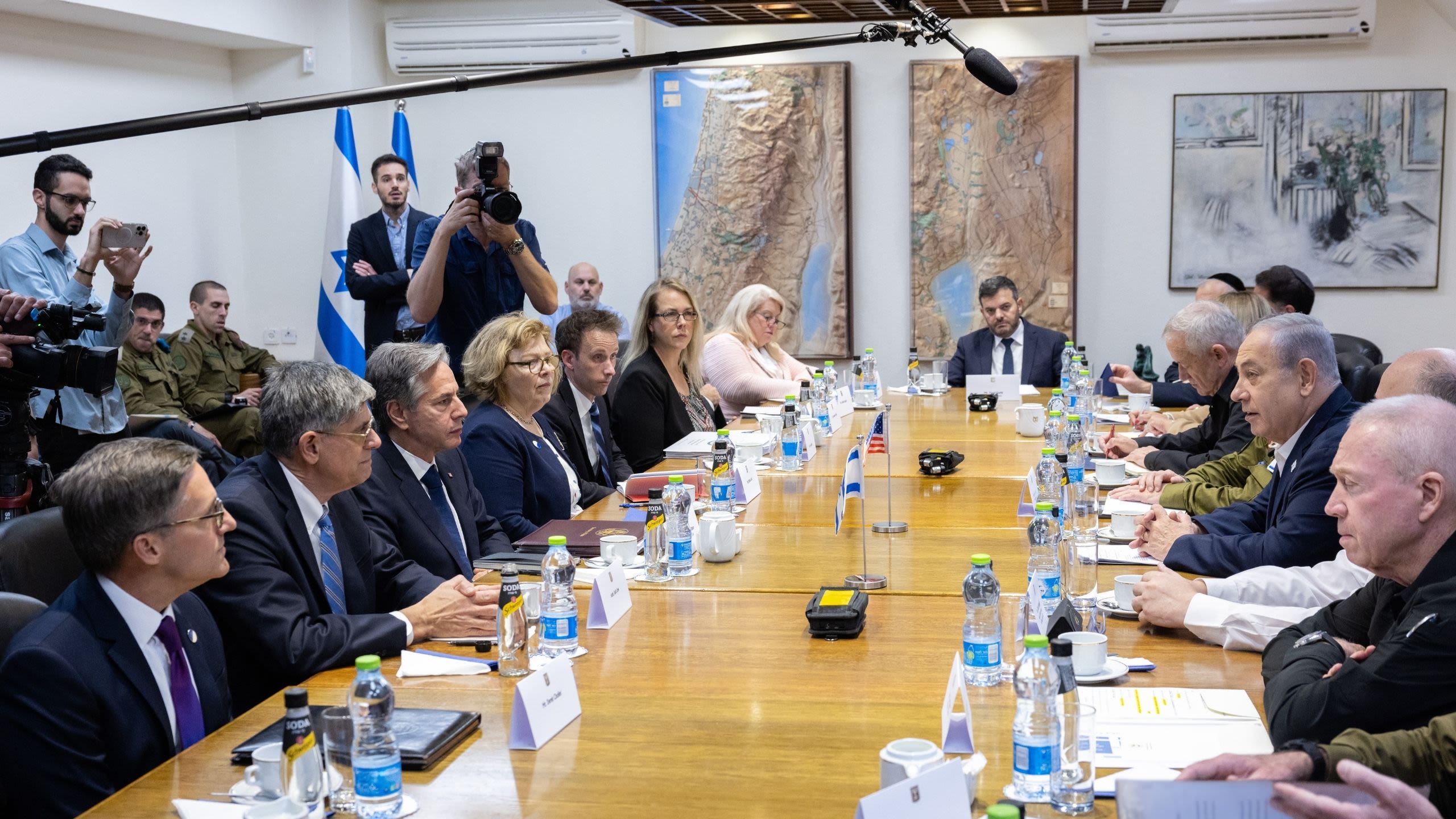 People sitting around a table during a meeting
