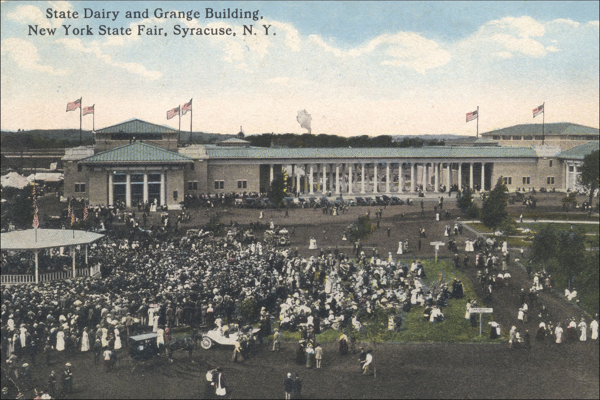 Crowds gathering on the grounds of the New York state fair (Courtesy of New York State Fair)